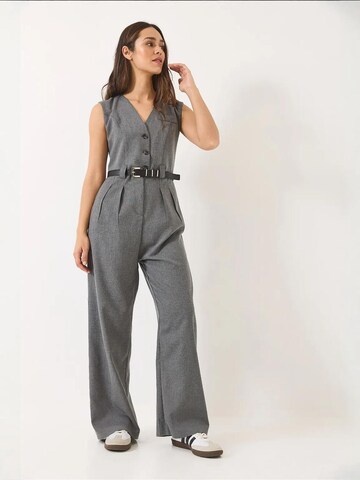 Bianco Lucci Jumpsuit in Grey