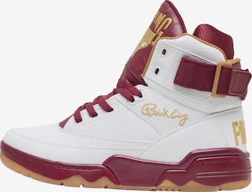 Baskets hautes '33 Hi x Pimp C' Ewing en blanc : devant
