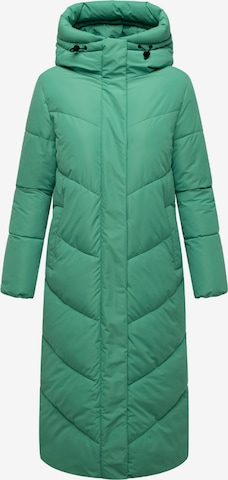 Manteau d’hiver MARIKOO en vert : devant