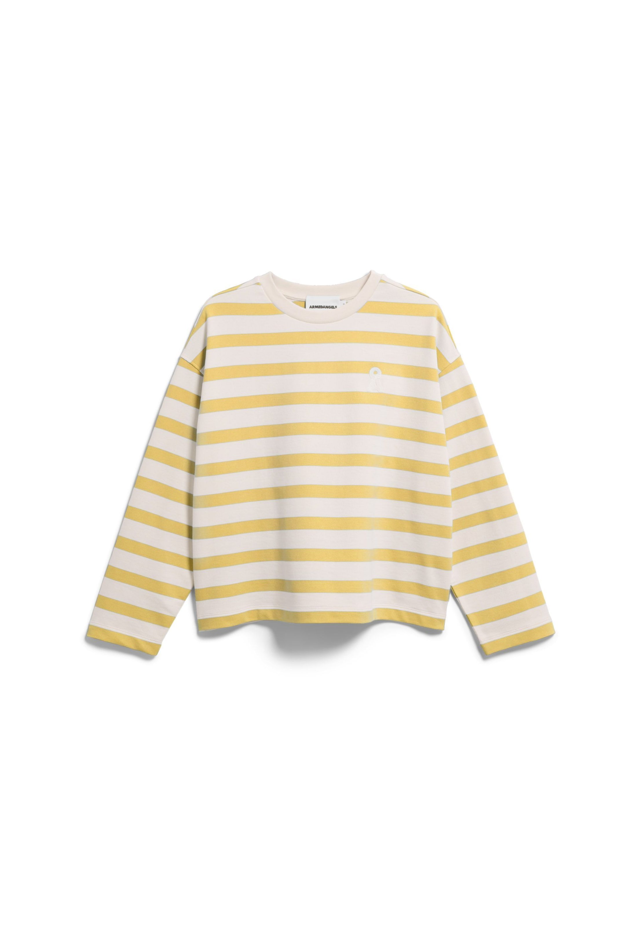 ARMEDANGELS Sweatshirt 'FRANKAA' in Yellow: front