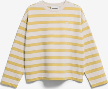 ARMEDANGELS Sweatshirt 'FRANKAA' in Yellow: front