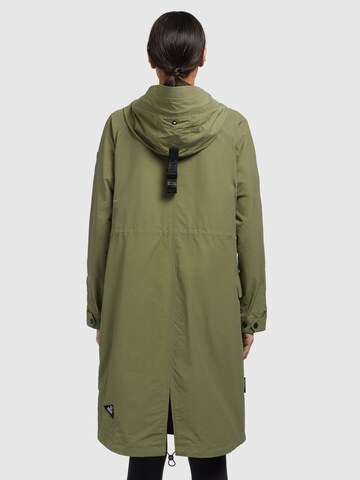 khujo Between-Seasons Coat 'Marnia 2' in Green