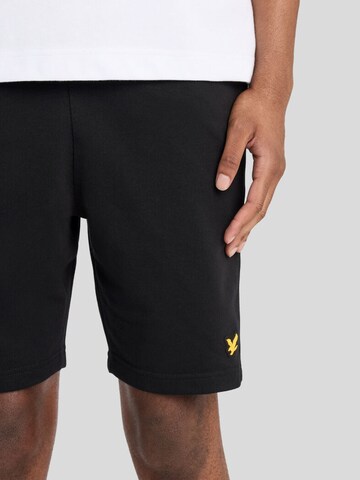 Regular Pantalon Lyle & Scott en noir