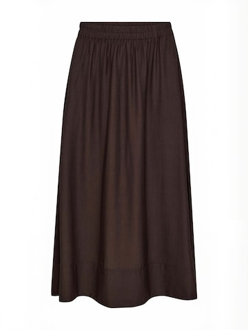 Gonna ' SurnriseCC ' di co'couture in marrone: frontale