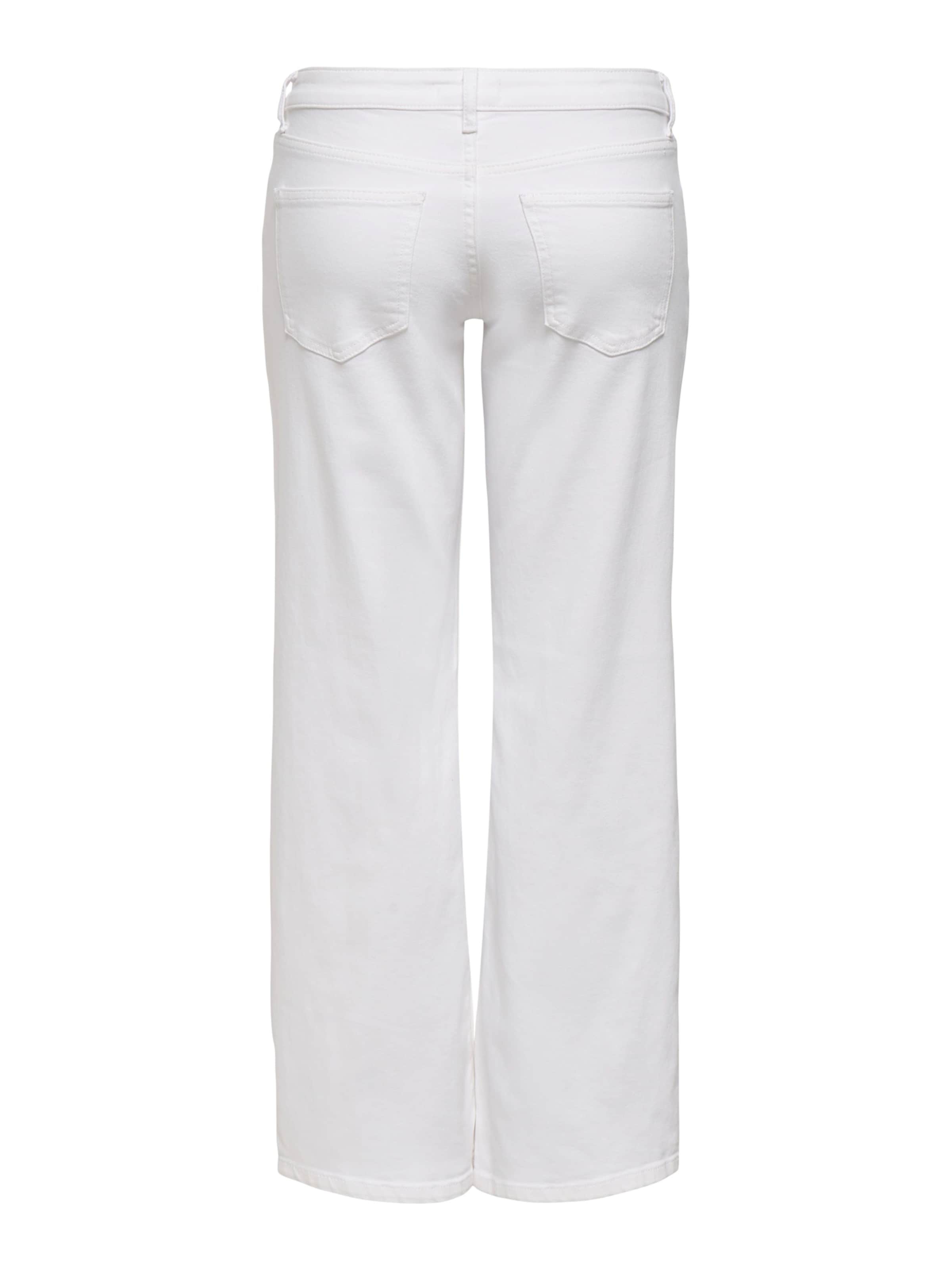 ONLY Szeroka nogawka Jeansy 'ONLJudy-O' w kolorze biały