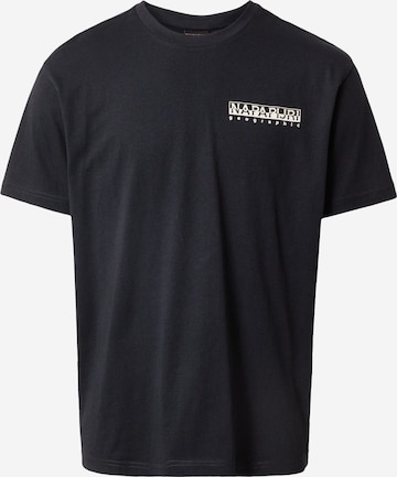 NAPAPIJRI - Camiseta 'BOLIVAR' en negro: frente