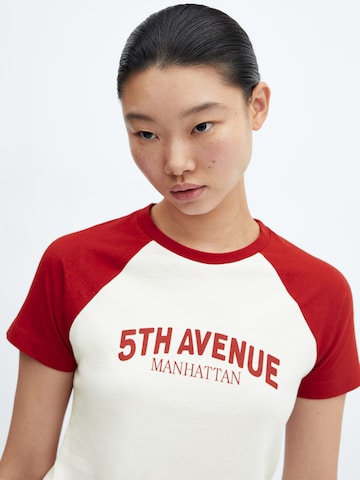 MANGO Shirt 'AVENUE' in Rood