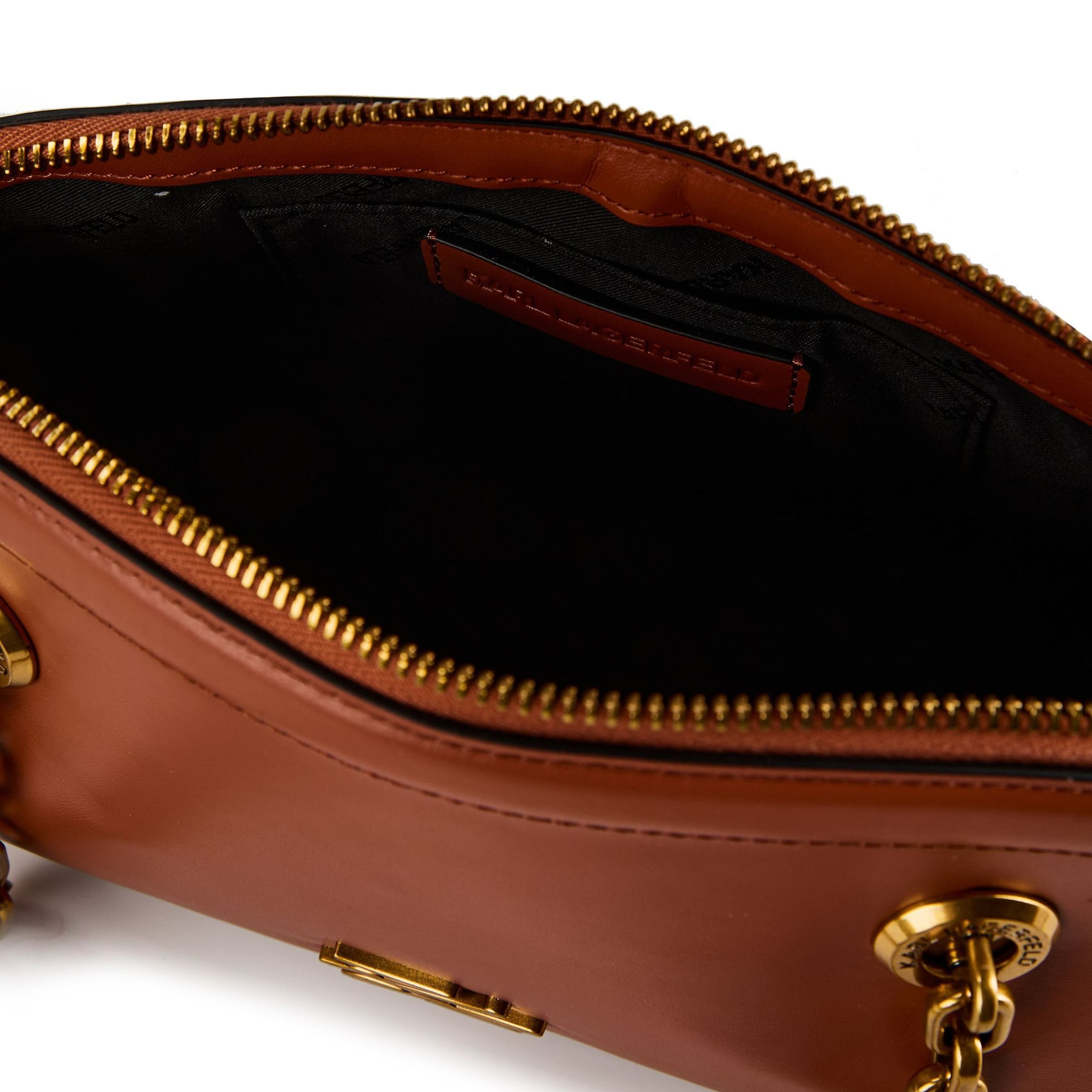 Karl Lagerfeld Schultertasche 'Autograph' in Braun