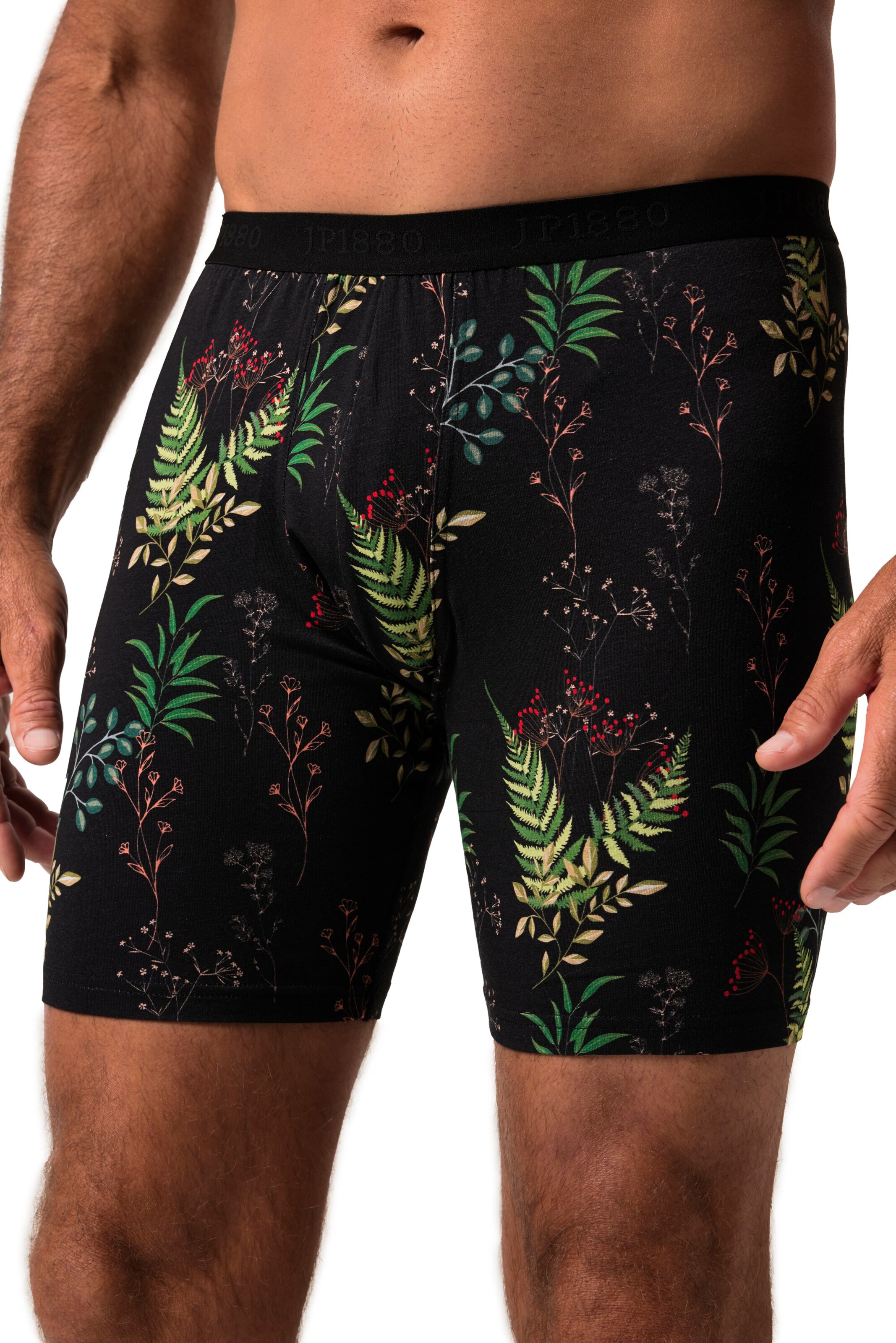 JP1880 Boxershorts in Schwarz: Vorderseite