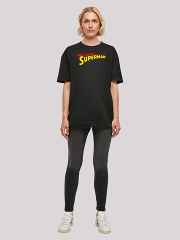 T-shirt oversize 'DC Comics Superman Telescopic Loco' F4NT4STIC en noir