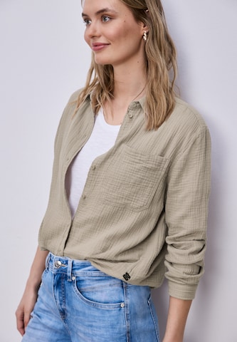 STREET ONE Blouse in Beige: front