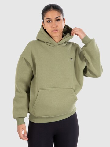 Smilodox Zip-Up Hoodie ' Odelia ' in Green: front