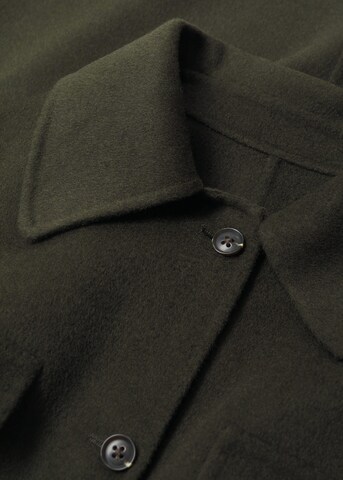 MANGO Přechodný kabát – zelená