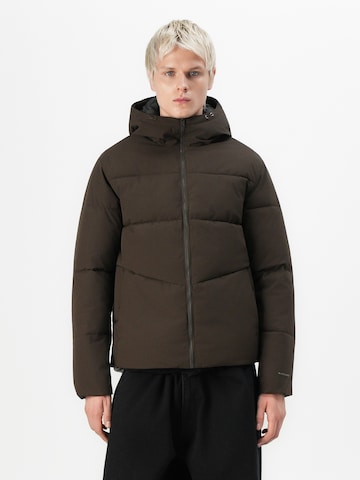 JACK & JONES Vinterjakke 'JJGLOBAL' i brun: forside