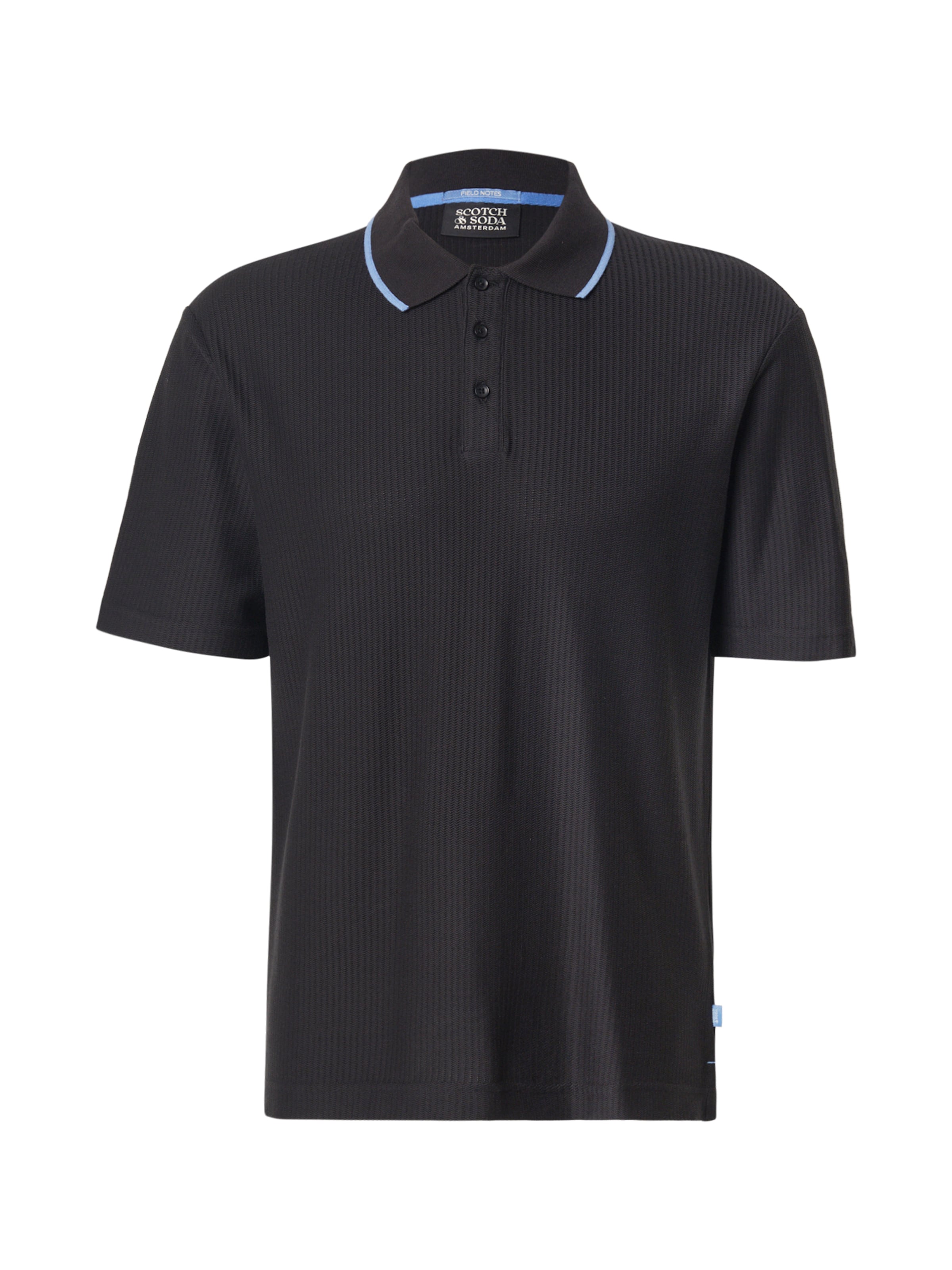 Tricou de la SCOTCH & SODA pe negru: față