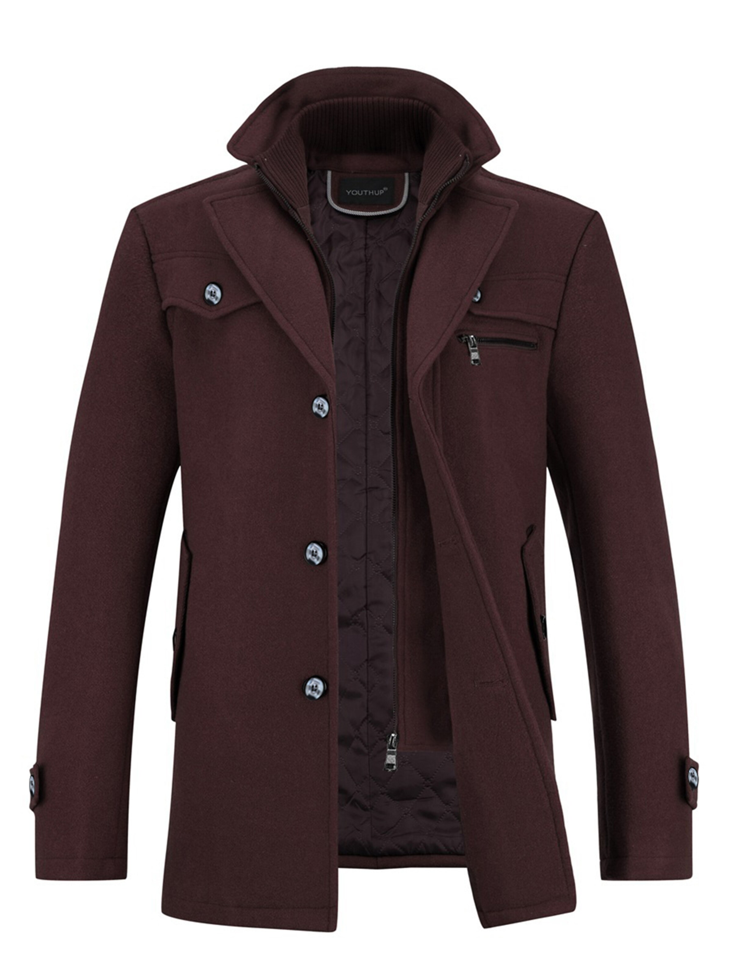 Youthup Winter Coat in Red