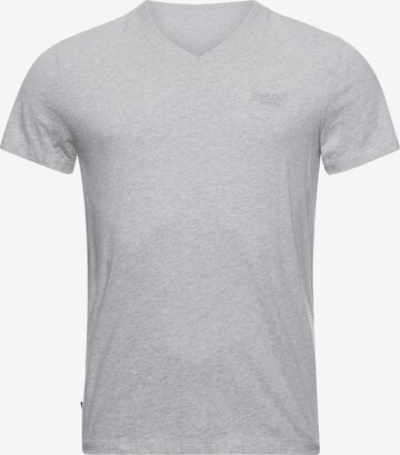 T-Shirt Superdry en gris : devant