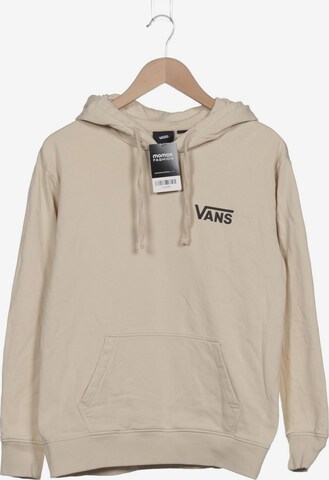 VANS Sweatshirt & Zip-Up Hoodie in S in Beige: front