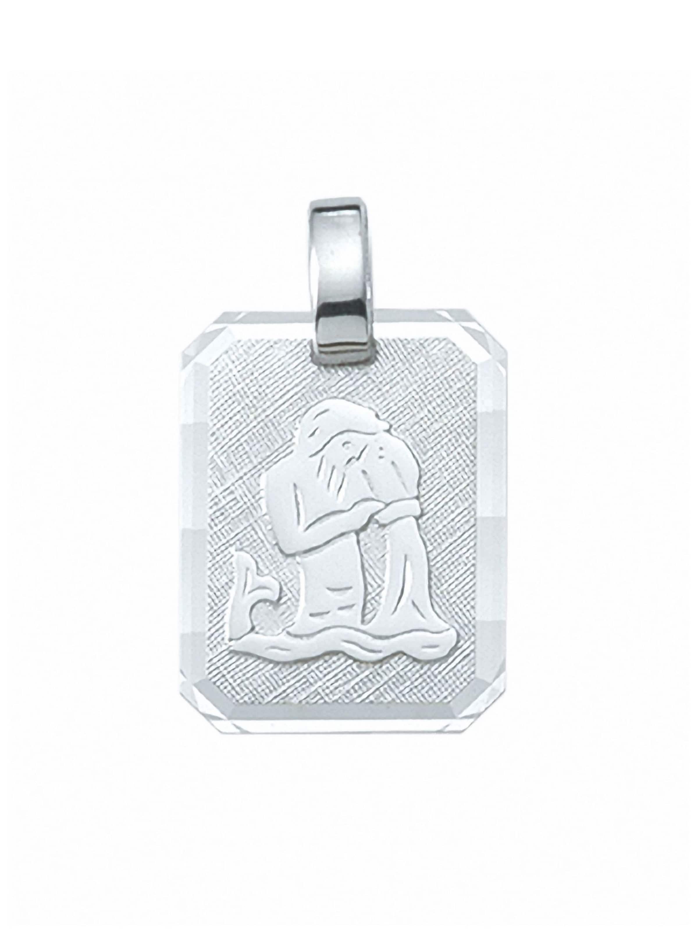 Adelia´s Anhänger 'Wassermann' in Silber: Vorderseite