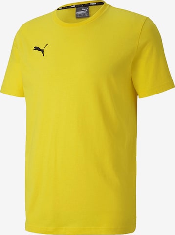 T-Shirt fonctionnel 'Teamgoal 23' PUMA en jaune : devant