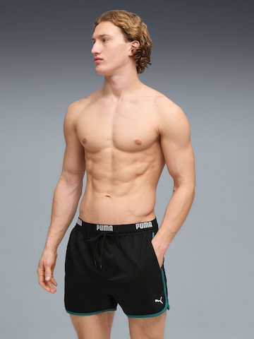 regular Pantaloni sportivi 'Puma Swim Men Track Short Shorts 1p' di PUMA in nero