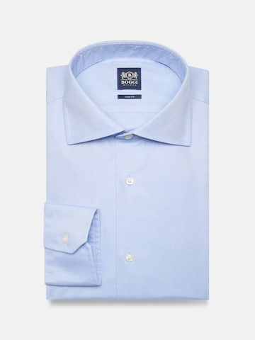 Boggi Milano Slim Fit Hemd in Blau