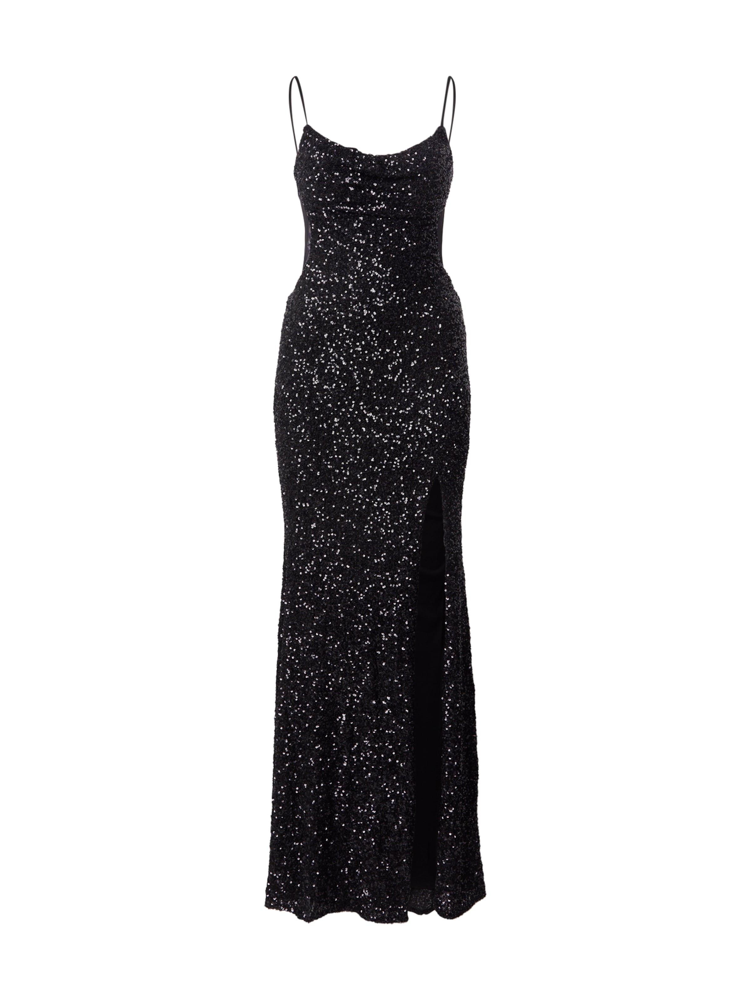 SWING Večerné šaty - Čierna: predná strana