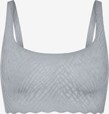 SLOGGI Bra 'Blue ZERO Feel Bliss' in Grey: front