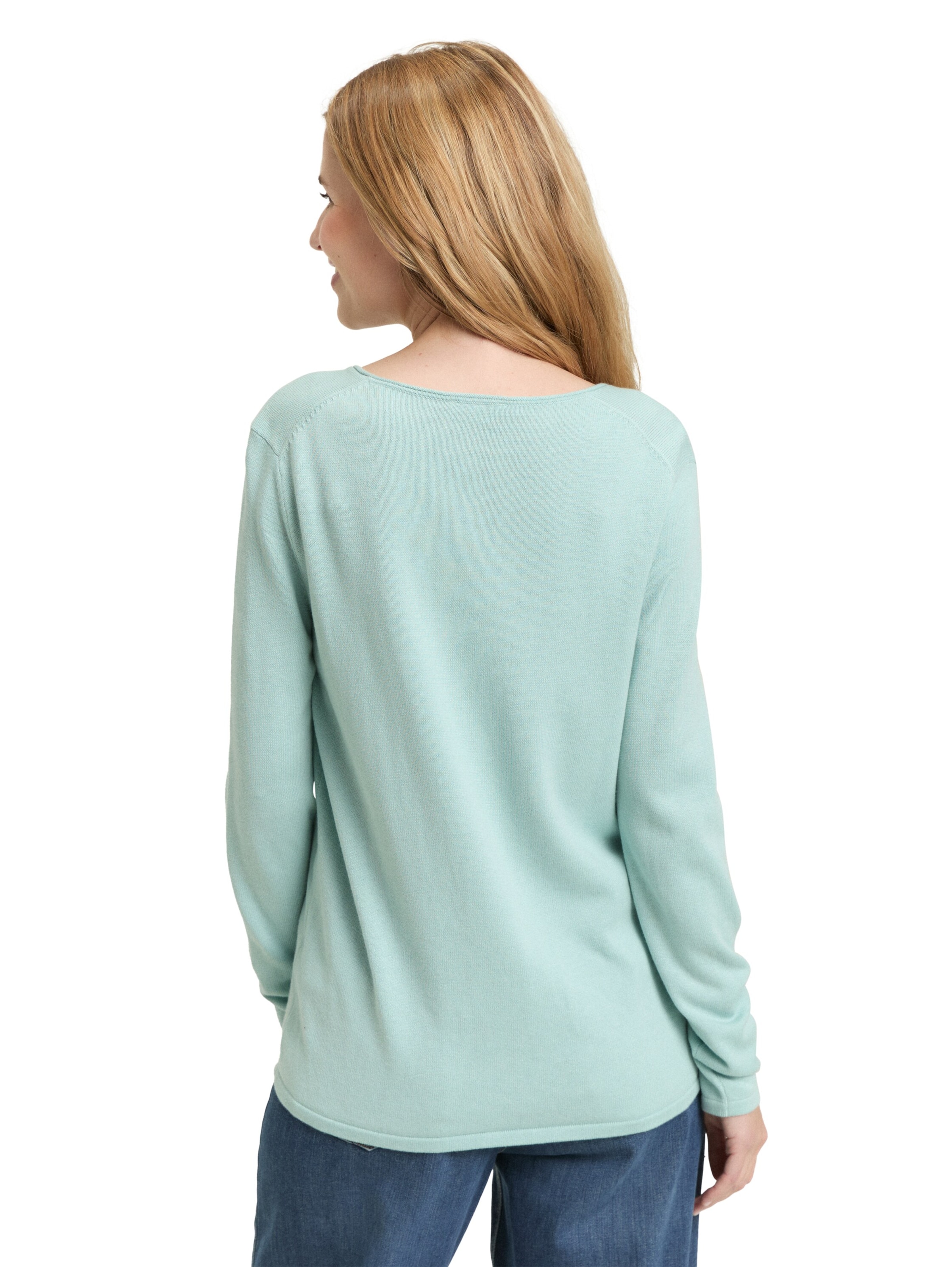 TOM TAILOR Sveter - Modrá