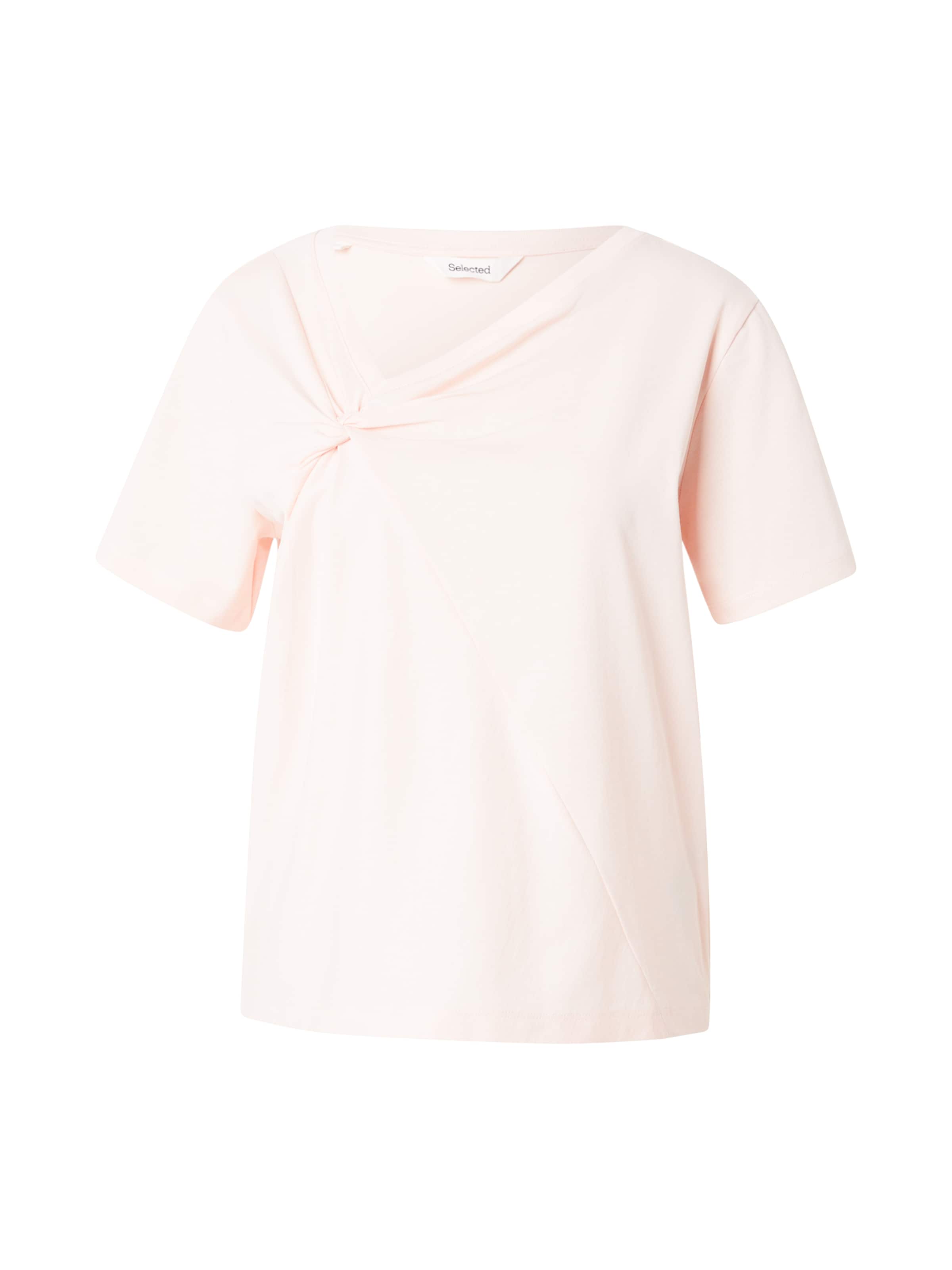 T-shirt 'SLFMILA' SELECTED en beige : devant