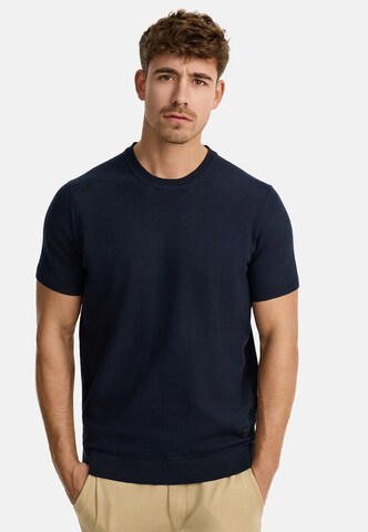 INDICODE JEANS Sweater 'Vasko' in Blue: front