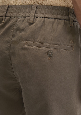Marc O'Polo Regular Trousers 'Eksjö' in Brown