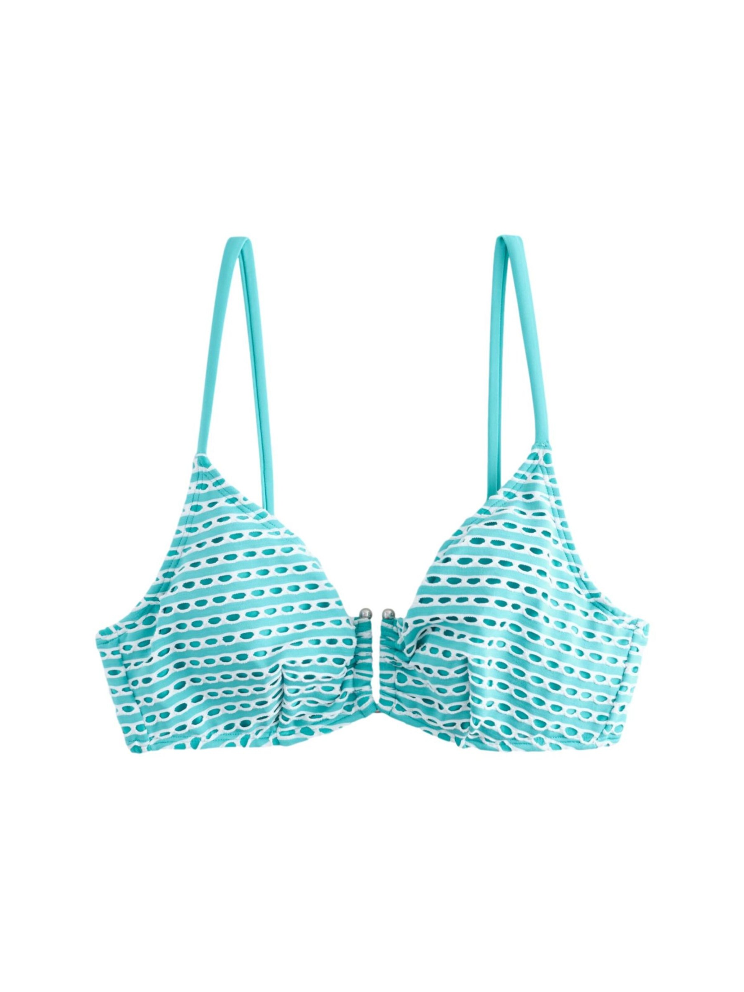 T-shirt Top per bikini di Next in blu: frontale