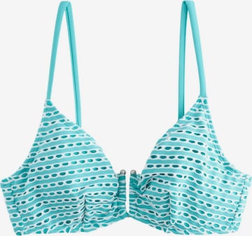 NextT-shirt Bikini gornji dio - plava boja: prednji dio