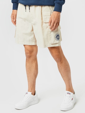 Tommy Jeans Cargo Pants 'NOVELTY' in Beige: front
