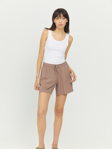 mazine Loose fit Pants ' Palm Cove ' in Brown