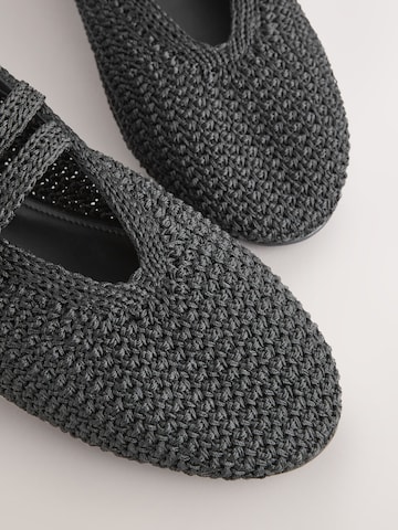 Next - Bailarinas con hebilla 'Forever Comfort' en negro