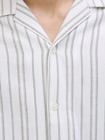 JACK & JONES Comfort fit Button Up Shirt 'JPRCCMontana' in White