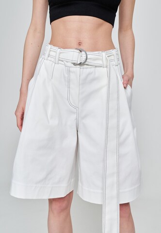 MONOSUIT Wide leg Pants 'Milano' in White