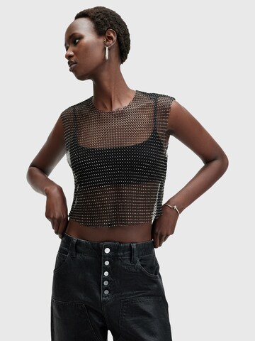 Top 'CALYTRIX' di AllSaints in nero