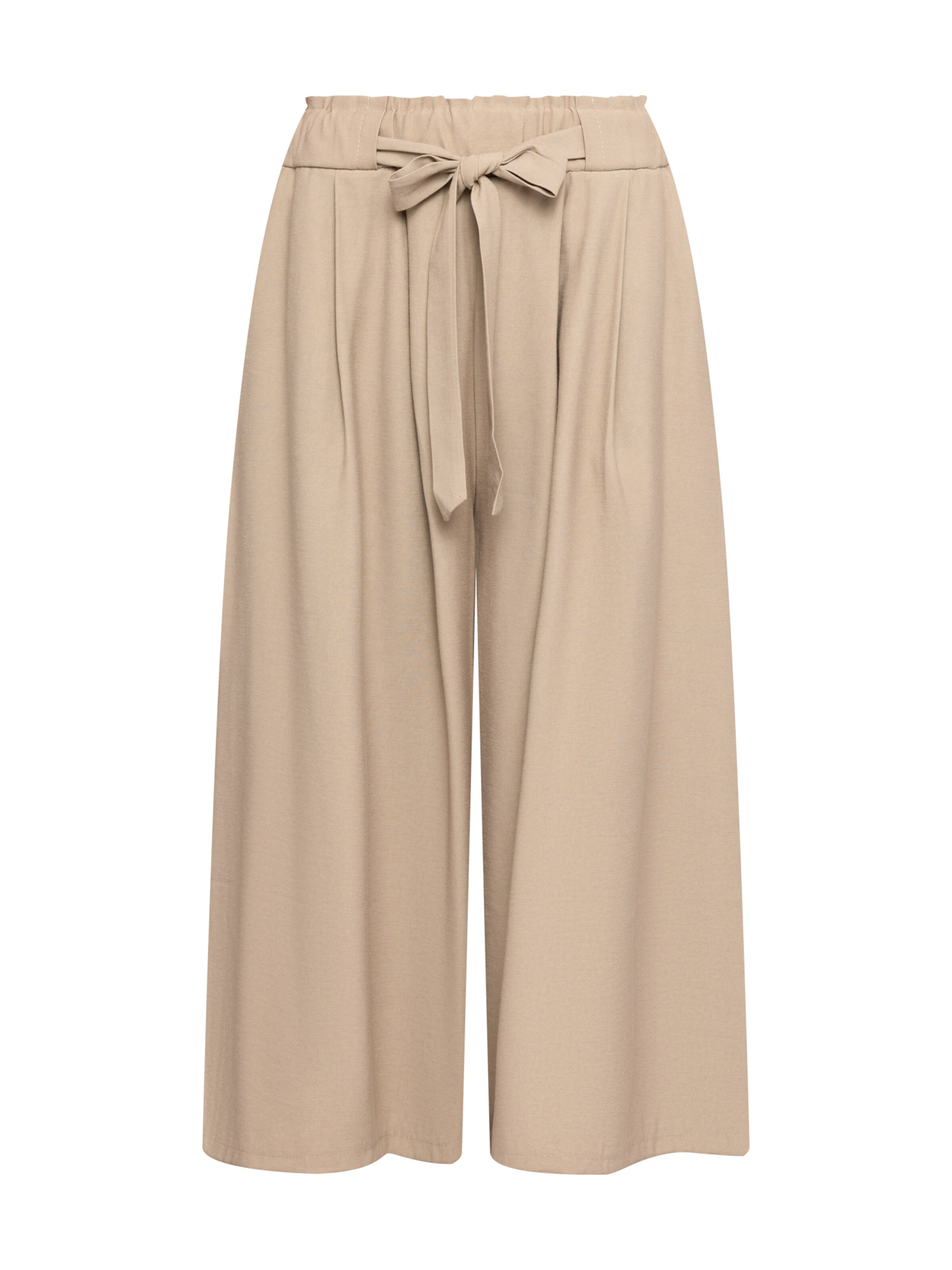 Quiosque - Loosefit Calças com pregas em bege: frente