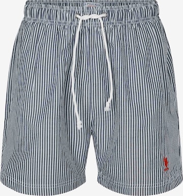 Shorts de bain 'Briggs' U.S. POLO ASSN. en bleu : devant
