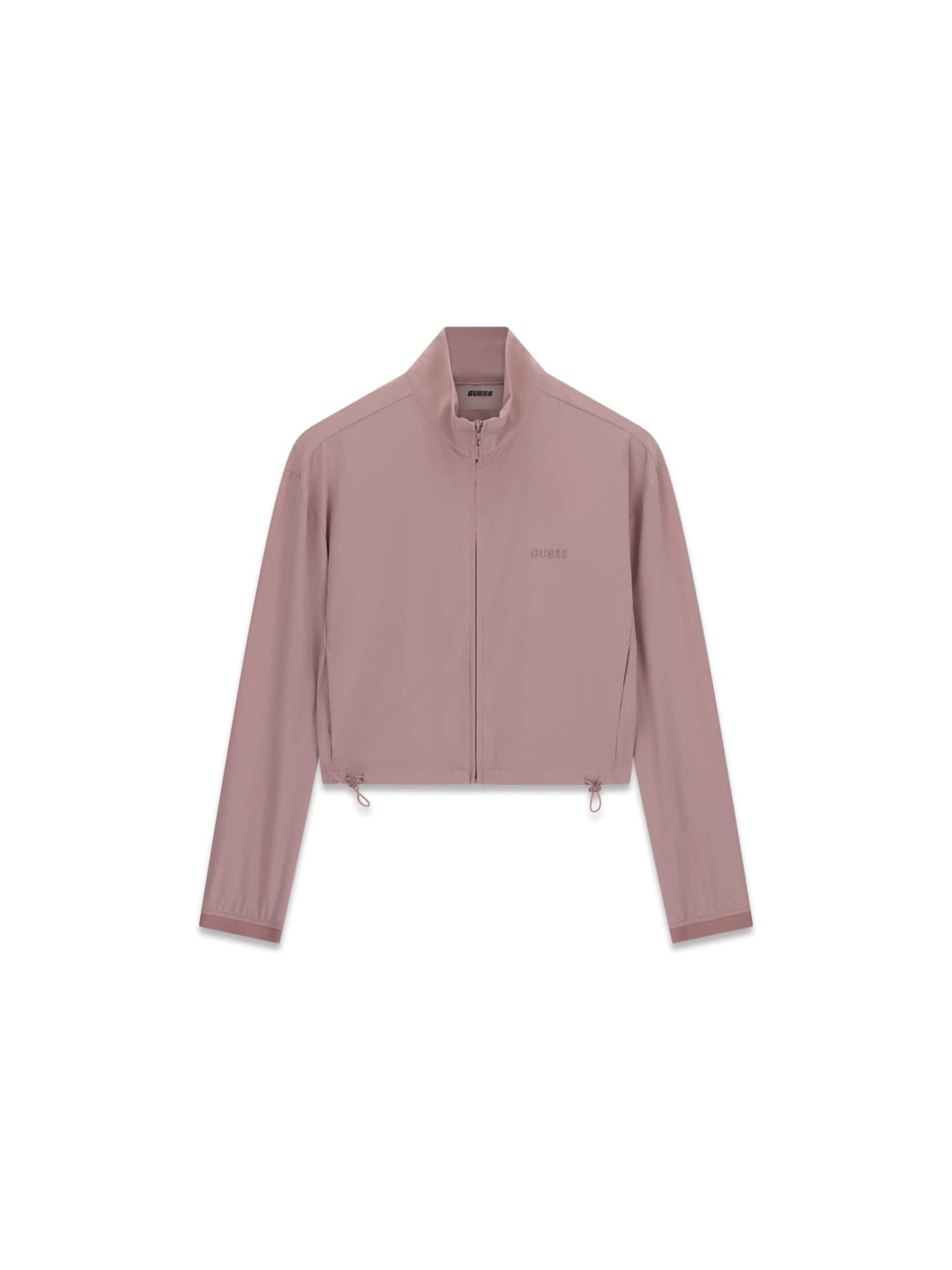 GUESS Sweatjacke in Pink: Vorderseite