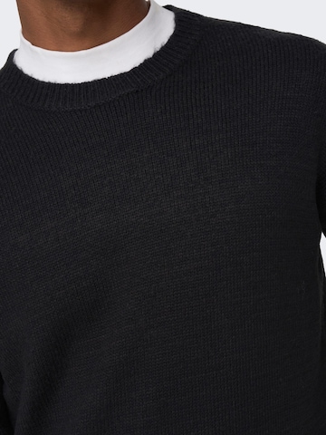 Only & Sons Pullover 'CHRIS' in Schwarz