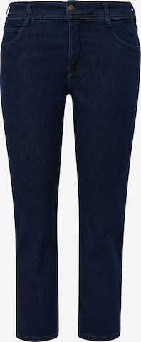 TRIANGLE Slimfit Jeans in Blauw: voorkant