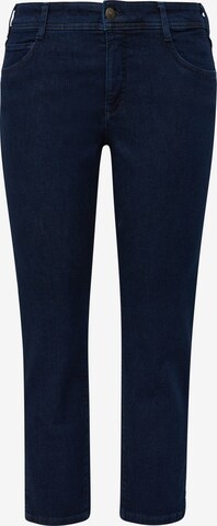 TRIANGLE Slimfit Jeans i blå