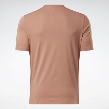 Reebok T-Shirt 'Vector' in Braun