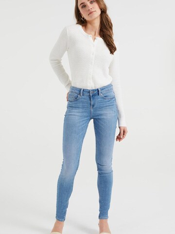 WE Fashion Skinny Jeans in Blau