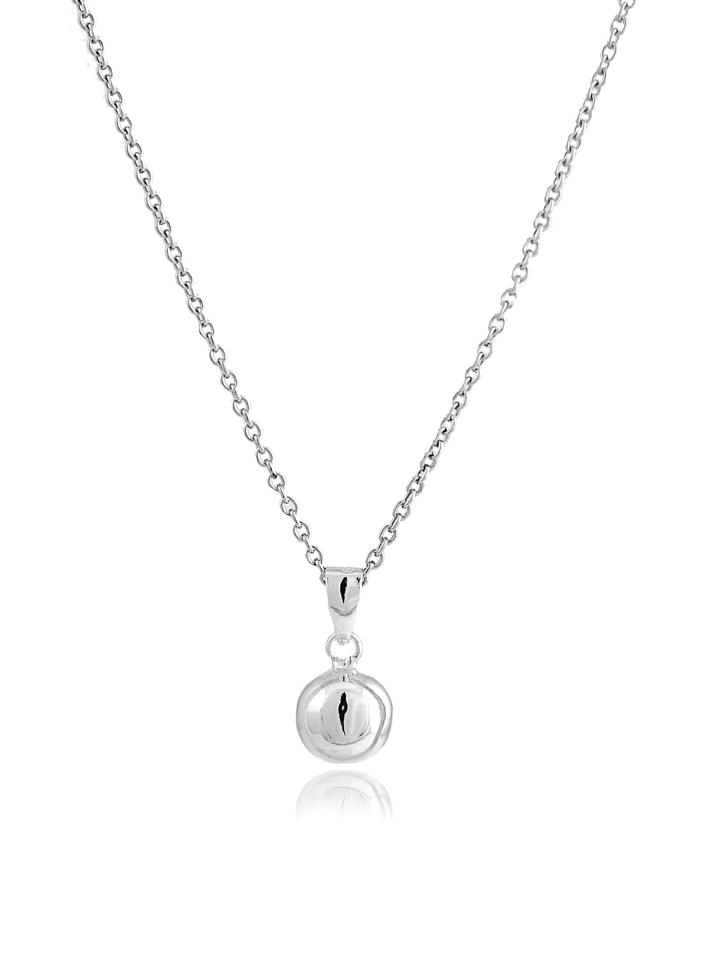 Luxenter Halsband 'Yedia' i silver: framsida