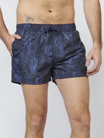 KOROSHI Badeshorts in Blau